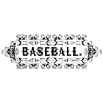 Baseball label clip art